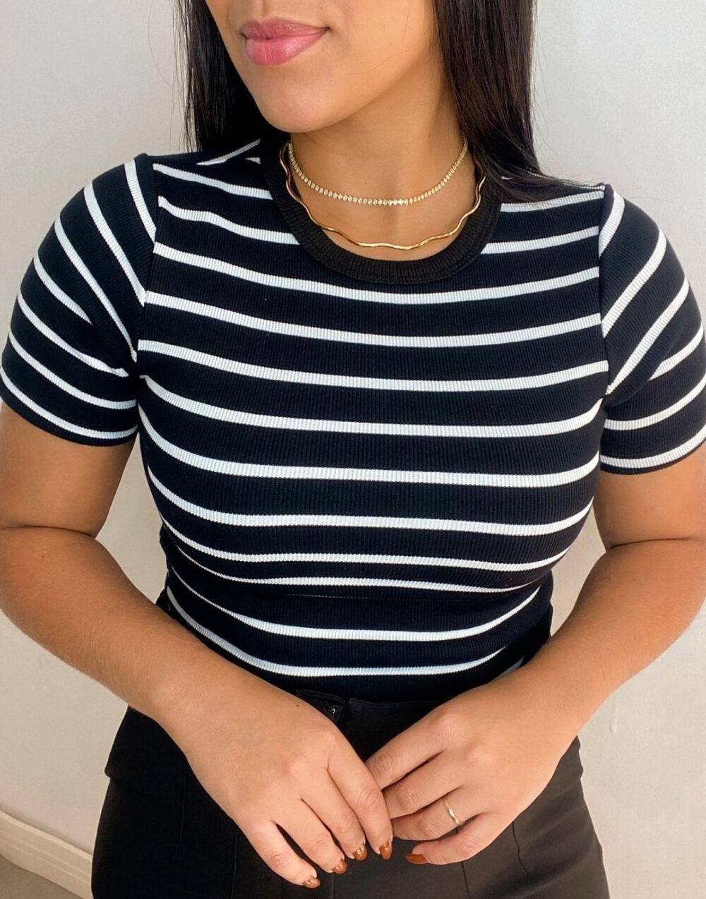 Classic Half-Sleeve Stripes
