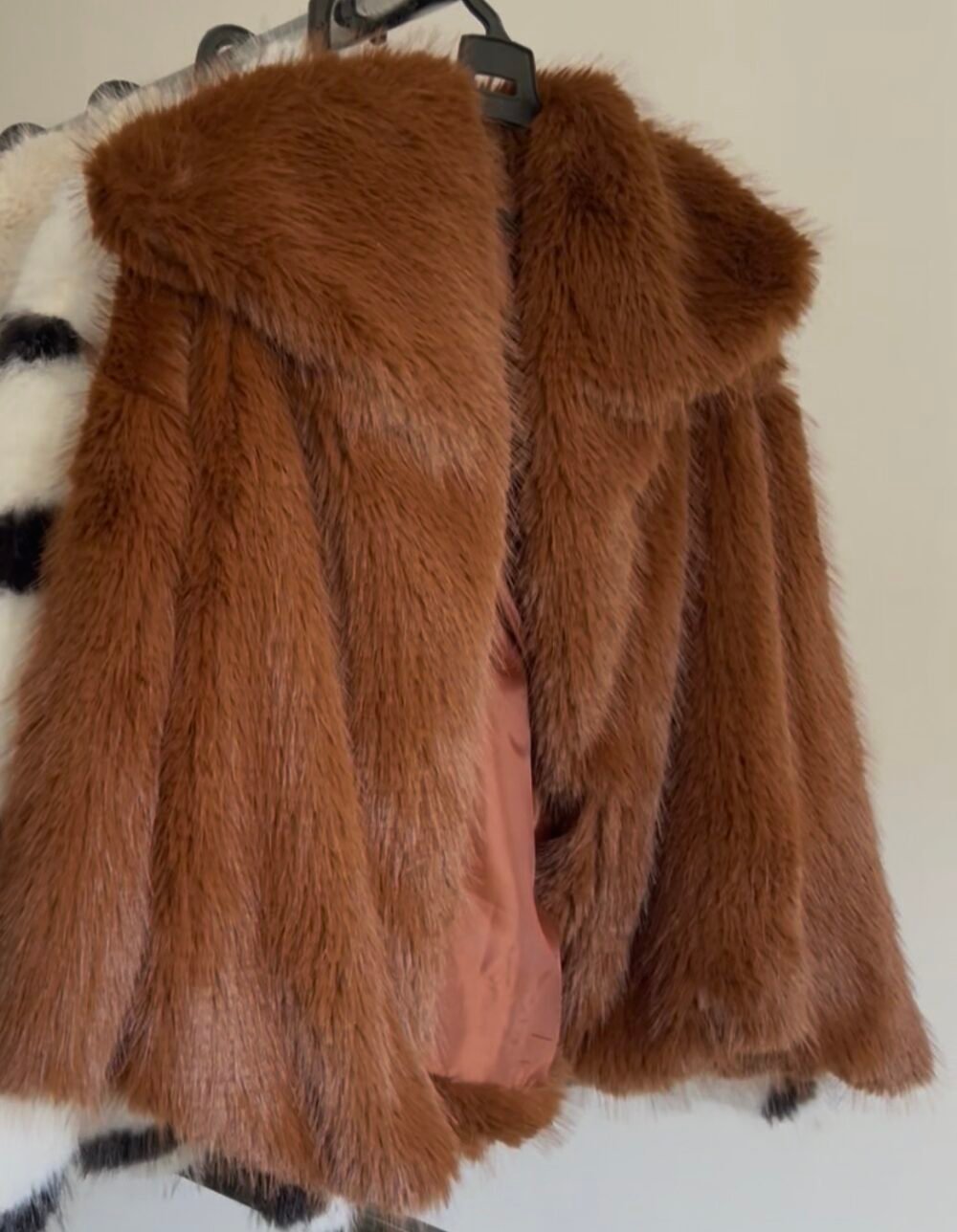 Premium Turkish Faux Fur Jacket – Camel
