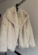 Premium Turkish Faux Fur Jacket- Creamy Beige