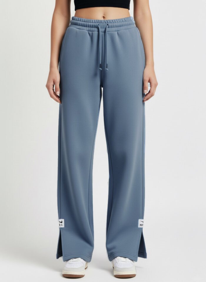 Relaxed Fit Sweatpants- Dusty blue
