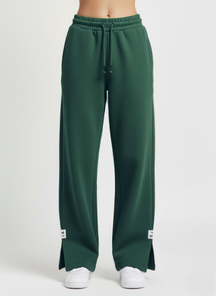 Relaxed Fit Sweatpants- Green