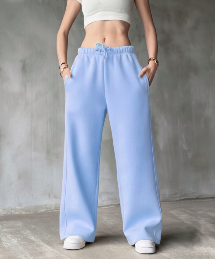 Oversized Sweatpants- Baby Blue