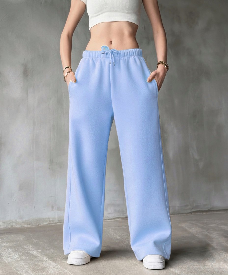 Oversized Sweatpants- Baby Blue