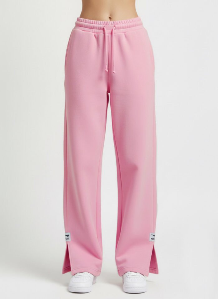Relaxed Fit Sweatpants- Baby pink