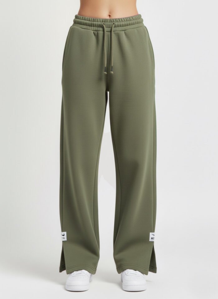 Relaxed Fit Sweatpants- Olive