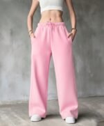Oversized Sweatpants- Baby Pink