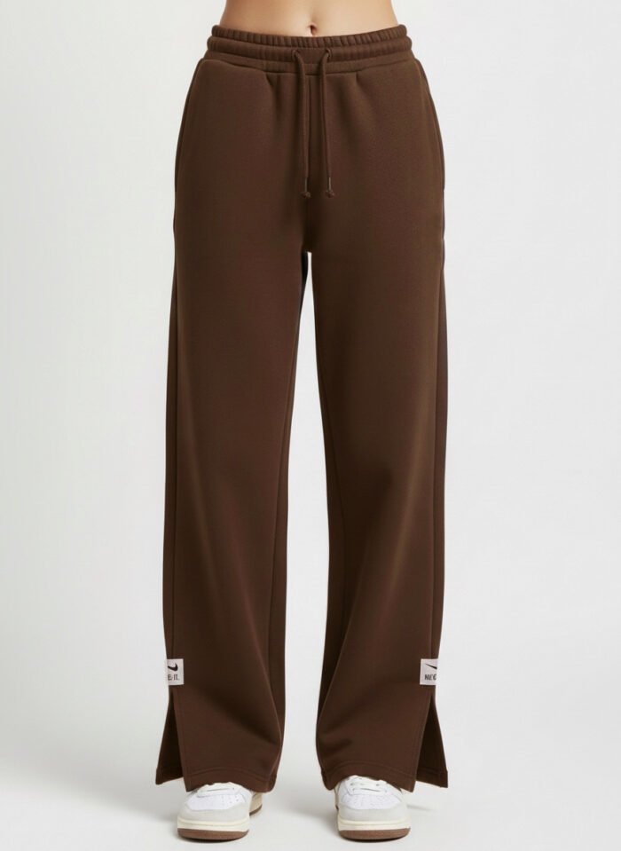 Relaxed Fit Sweatpants- Brown