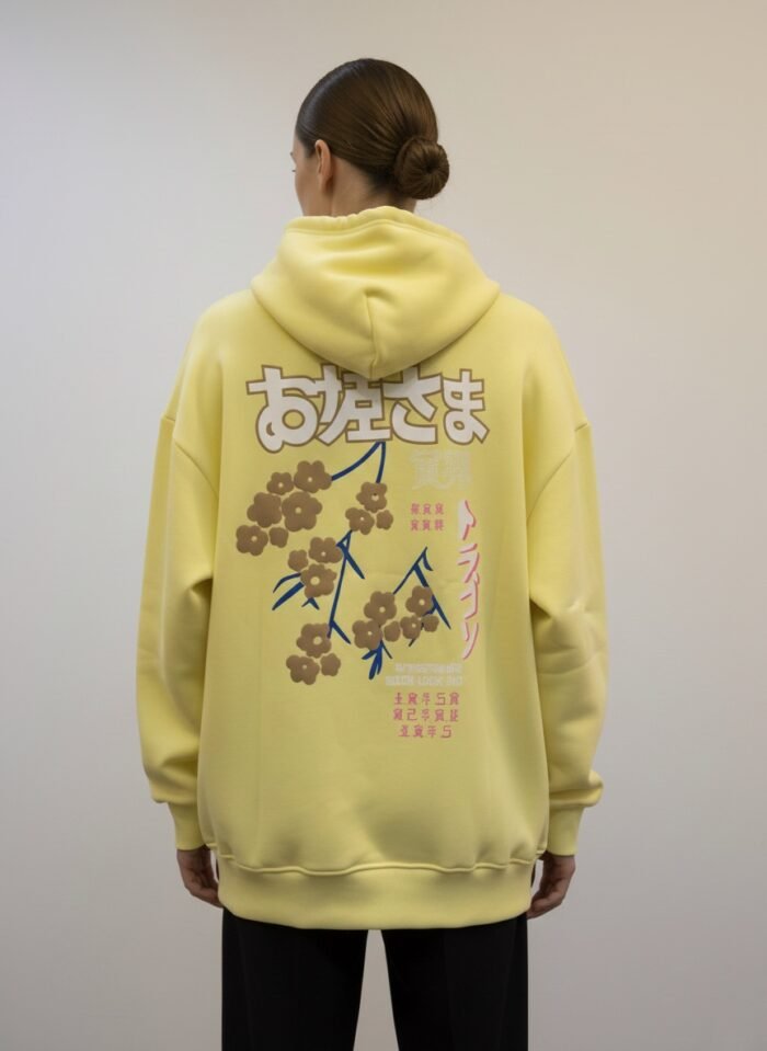 Japanese Blossom Oversized Hoodie