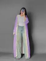 Lavender Long Freska Cardigan