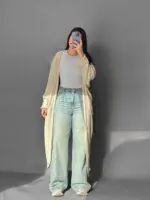 Beige Biscotta Cardigan