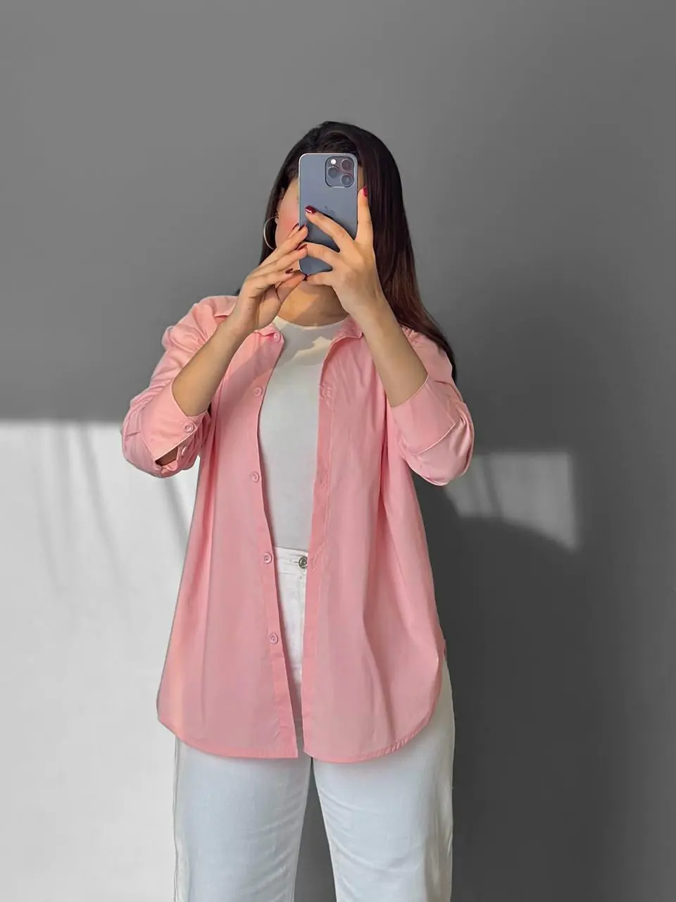 Classic Pink Poplin Shirt