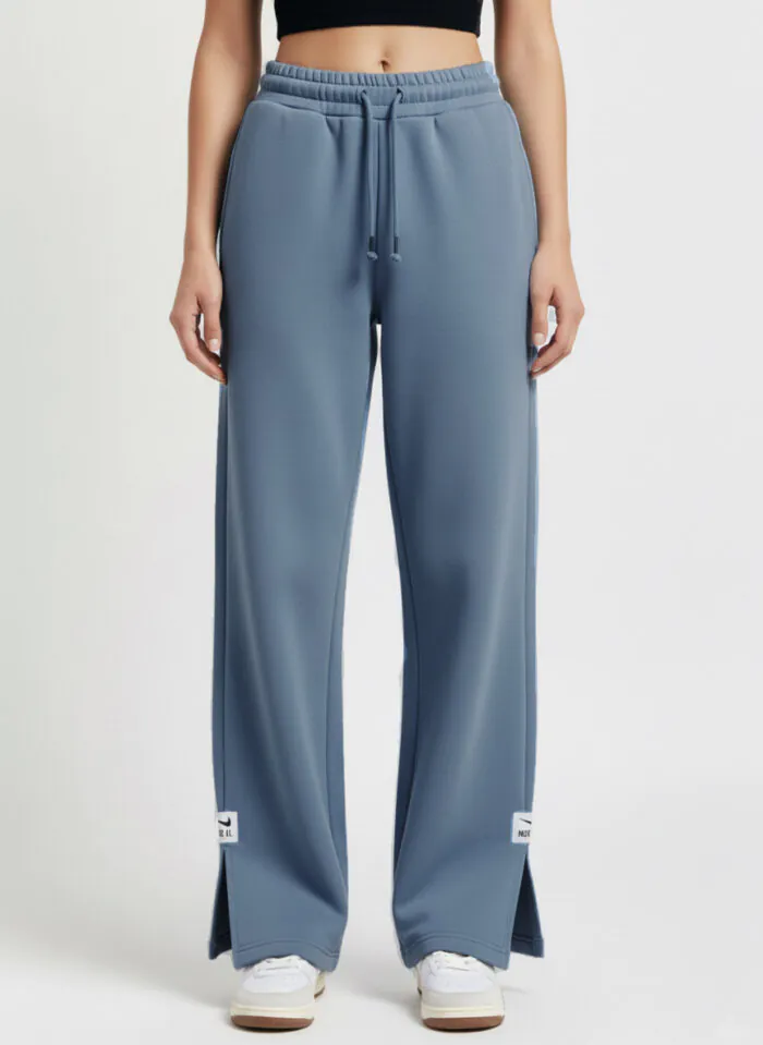 Relaxed Fit Sweatpants- Dusty blue