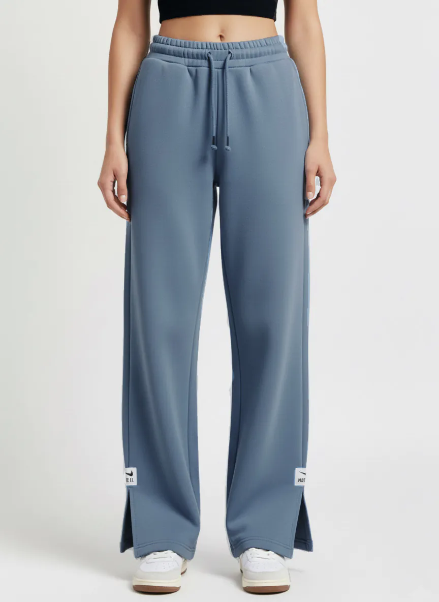 Relaxed Fit Sweatpants- Dusty blue