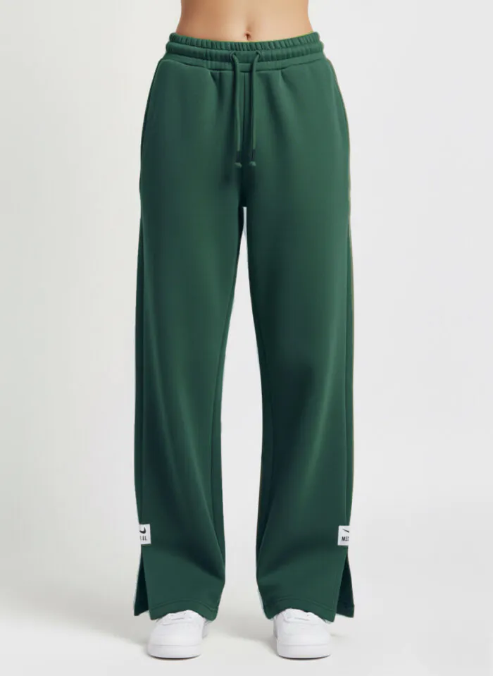 Relaxed Fit Sweatpants- Green