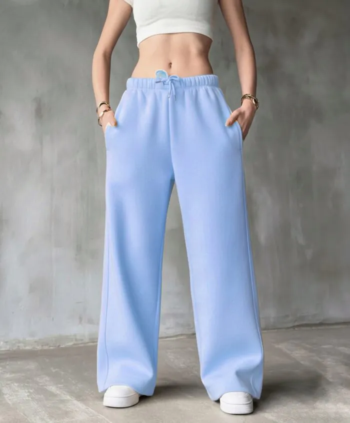 Oversized Sweatpants- Baby Blue