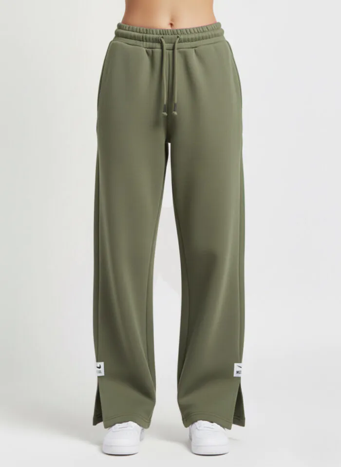 Relaxed Fit Sweatpants- Olive