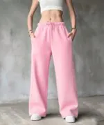 Oversized Sweatpants- Baby Pink