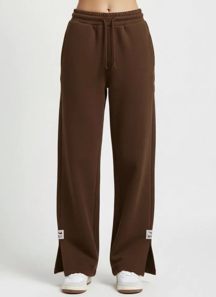 Relaxed Fit Sweatpants- Brown