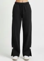 Relaxed Fit Sweatpants- Black