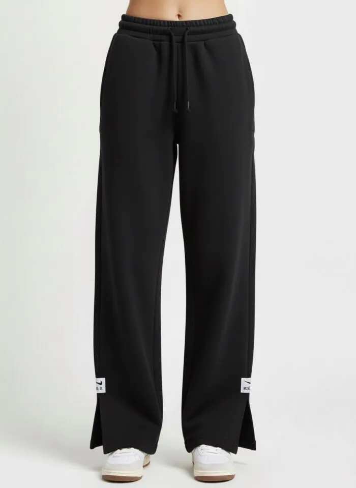 Relaxed Fit Sweatpants- Black